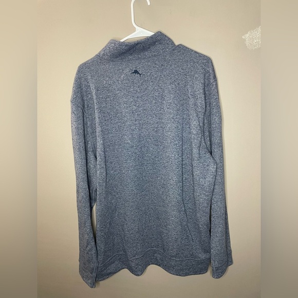 Tommy Bahama Reversible 1/3 zip pullover sweater Size L - Picture 5 of 8